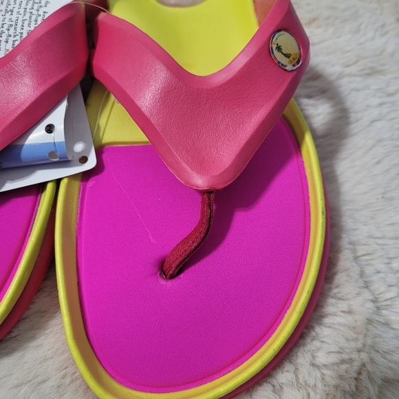 Hawaiian Jellys Slide Flip Flop Thong Flat Sandals Women's Sz 8 - Picture 9 of 11